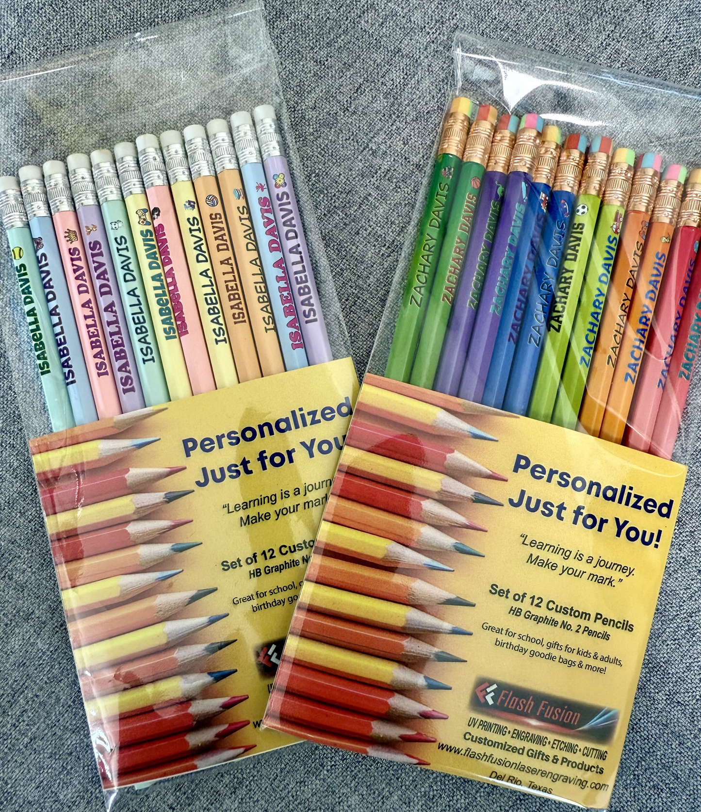 Personalized Pencils with Personality