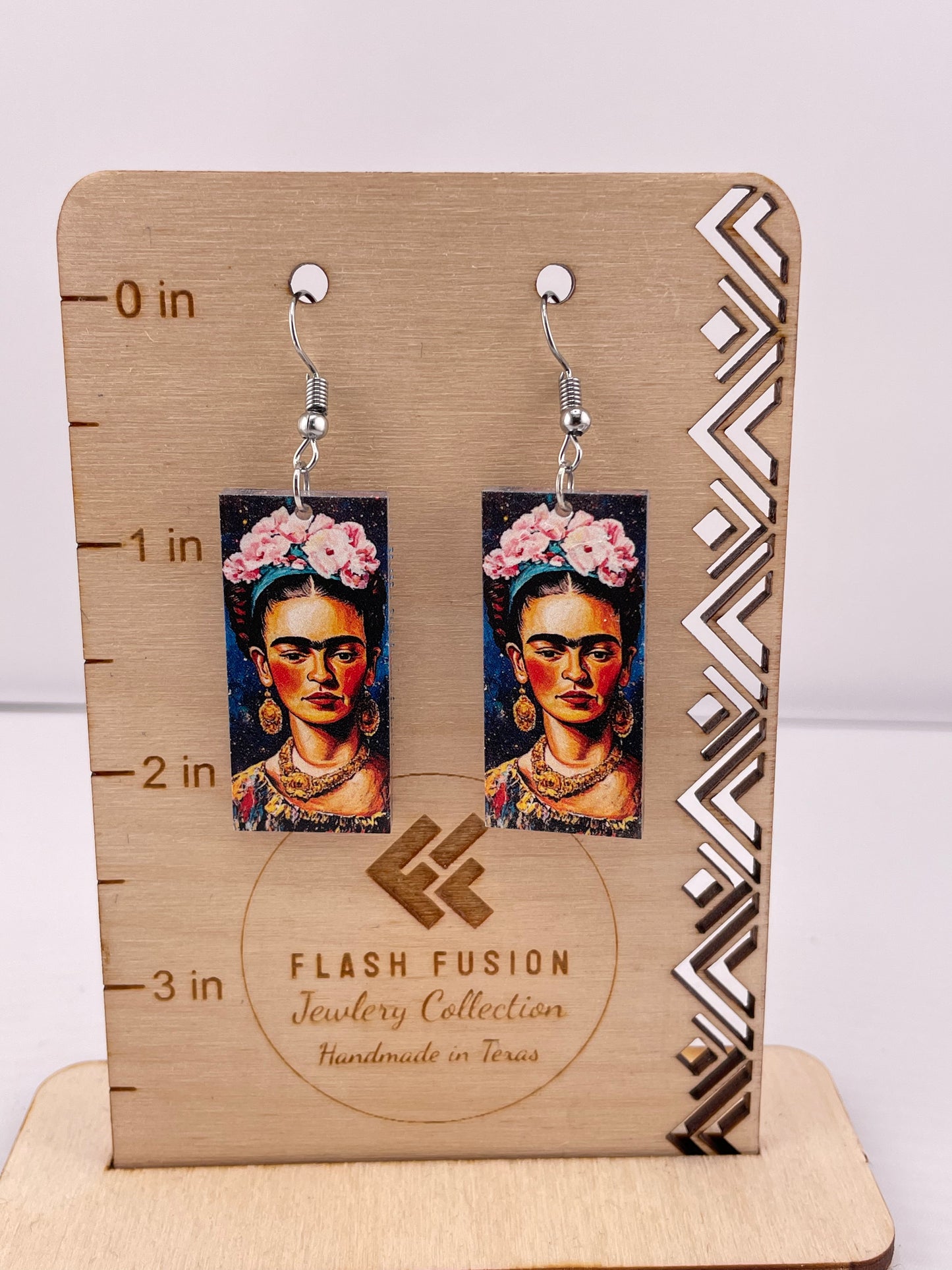 Frida's Cosmic Journey: Vivid Earrings that Celebrate Her Spirit