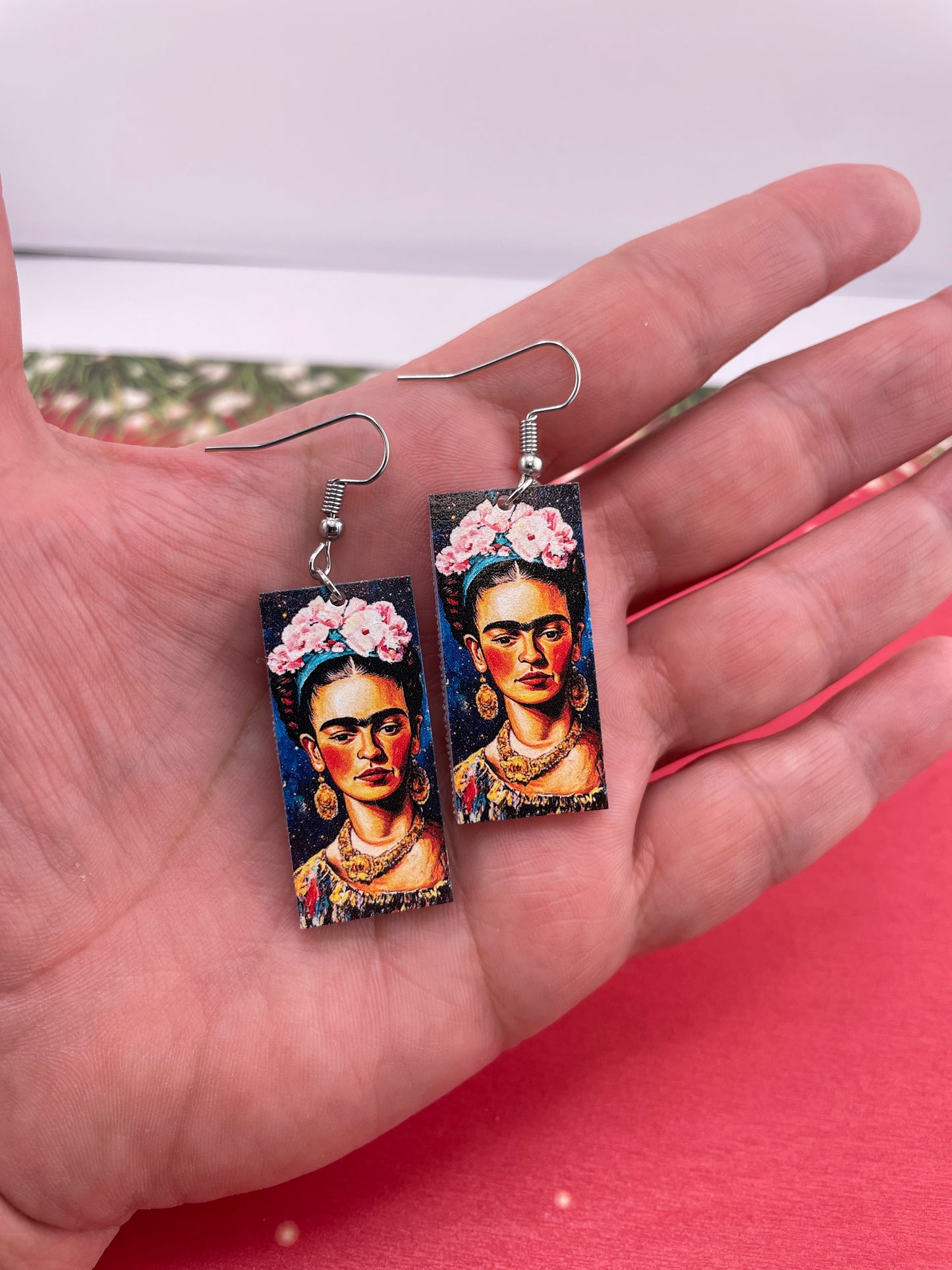 Frida's Cosmic Journey: Vivid Earrings that Celebrate Her Spirit