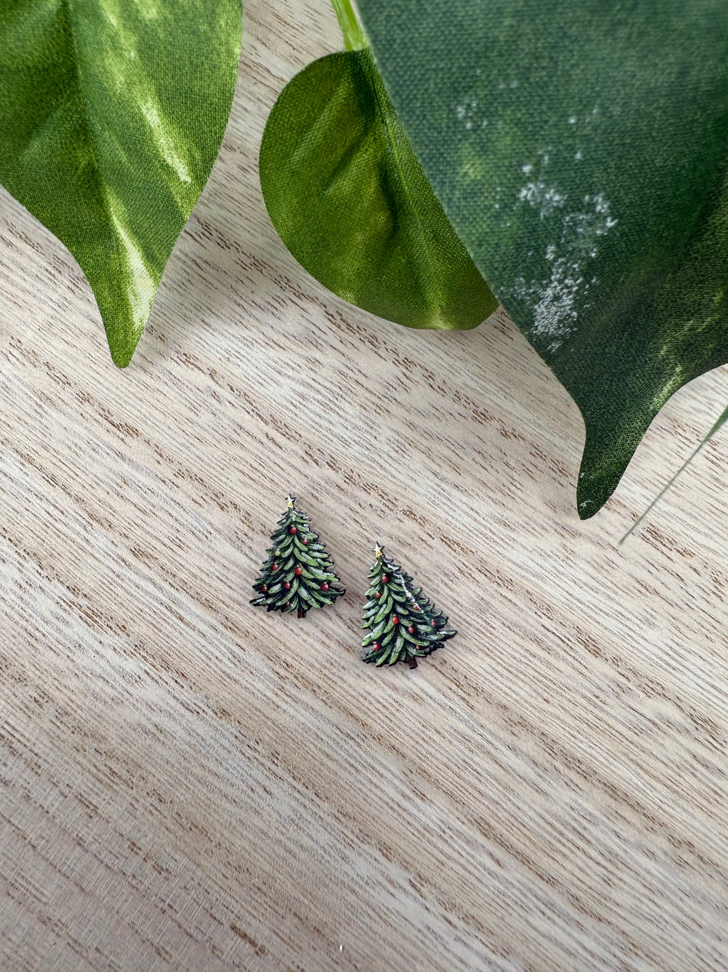 Christmas Tree Stud Earrings