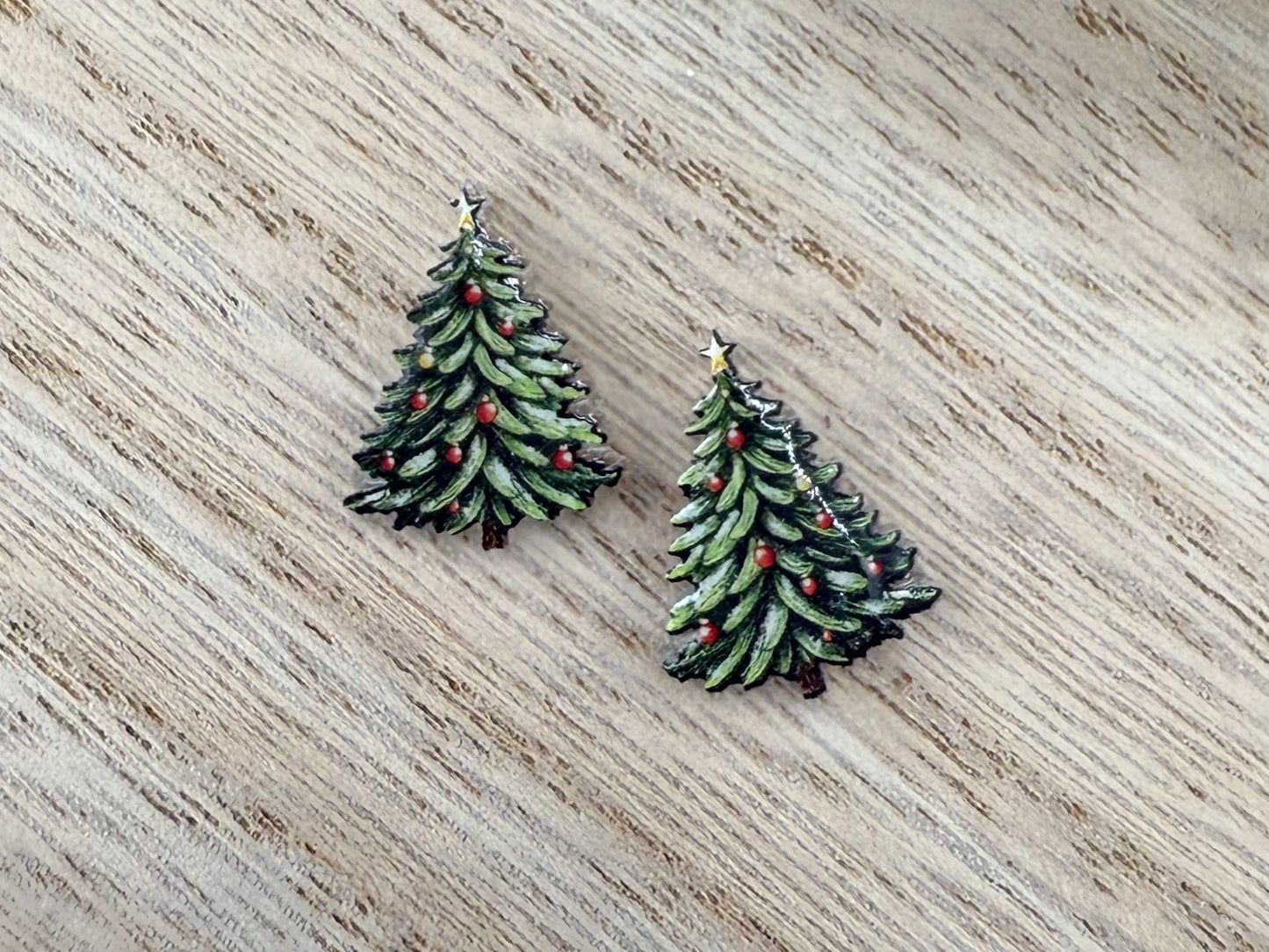 Christmas Tree Stud Earrings