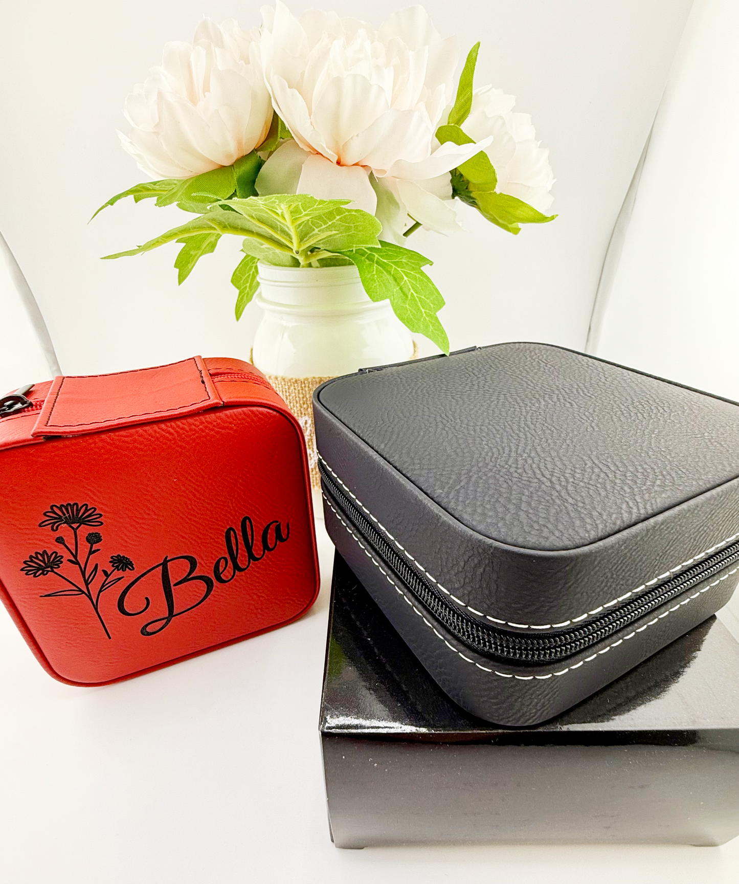 Travel Jewelry Box - Birth Month Flower