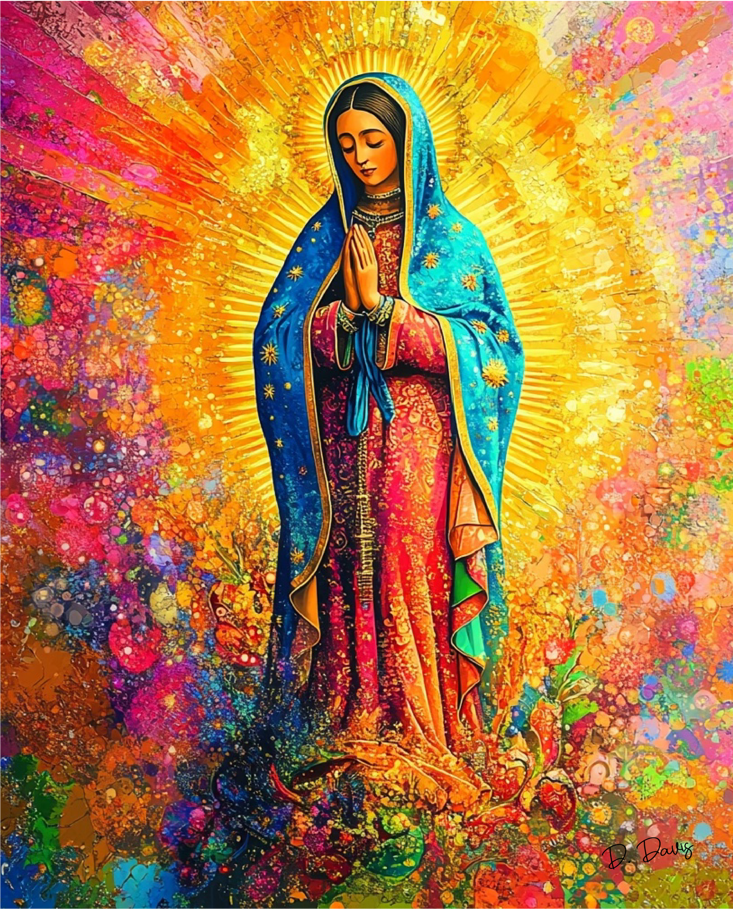 Our Lady of Guadalupe Print on Canvas