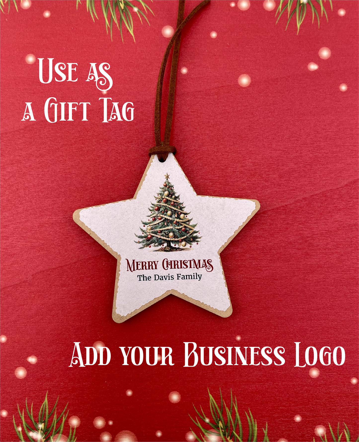 Personalized Star Shaped Ornaments